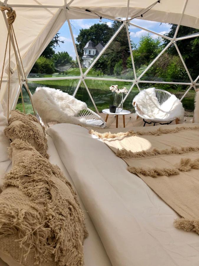 Frauendorf  B Our Guest At Your Cozy Hideaway Dome Near Dresden מראה חיצוני תמונה