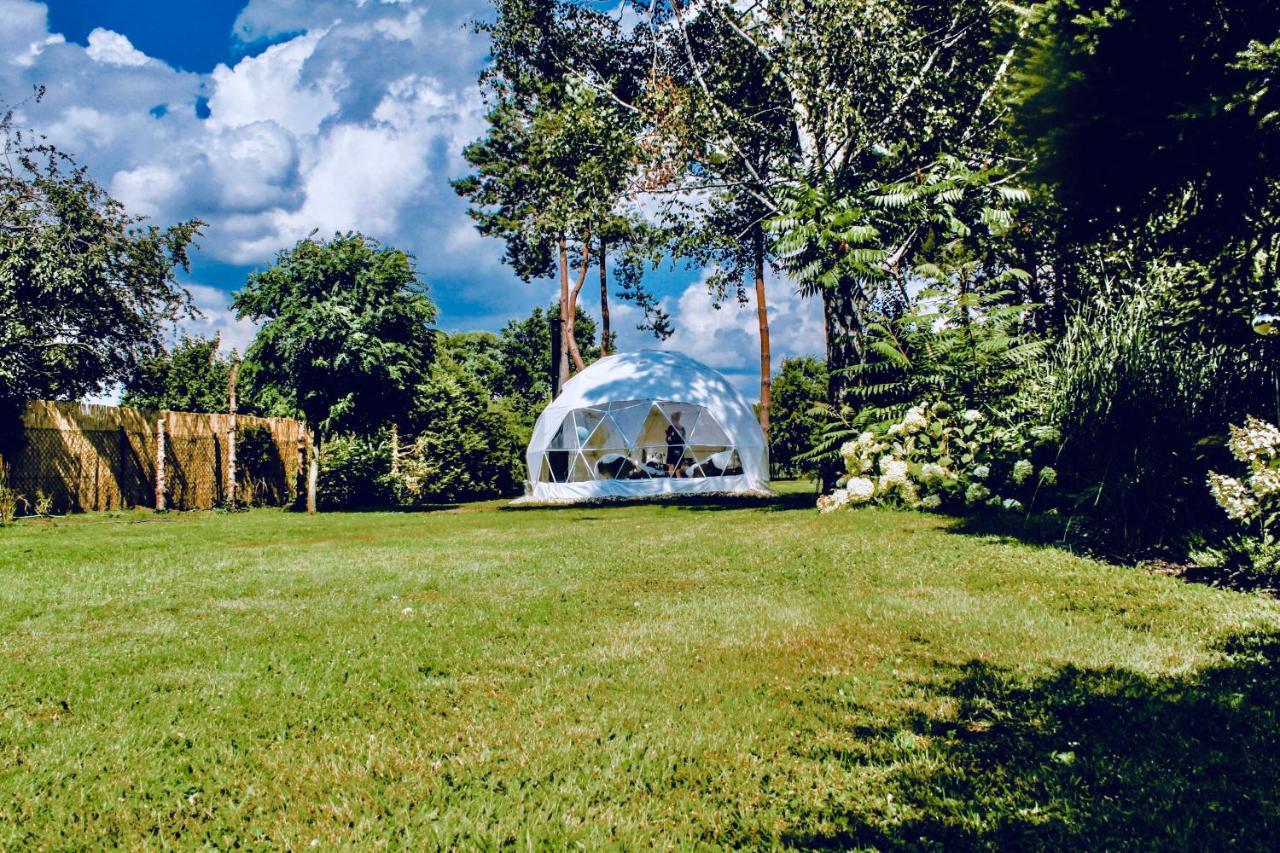 Frauendorf  B Our Guest At Your Cozy Hideaway Dome Near Dresden מראה חיצוני תמונה