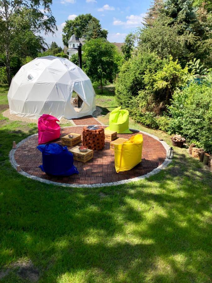 Frauendorf  B Our Guest At Your Cozy Hideaway Dome Near Dresden מראה חיצוני תמונה